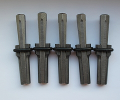 Камнекольные клинья (комплект 5 штук) D14,L105 мм