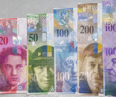 Куплю, обмен швейцарские франки 8 серии, старые английские фунты - Изображение 1